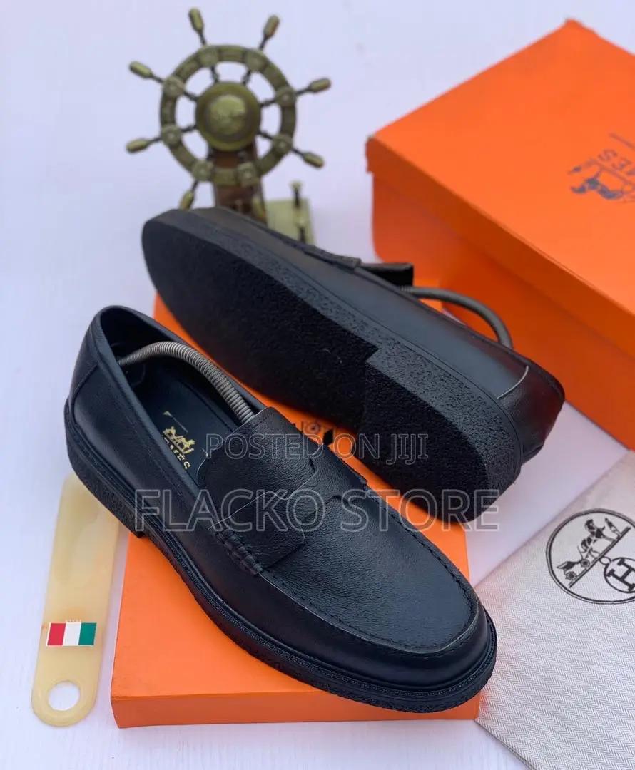Original Hermes Loafers Shoes