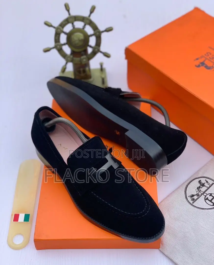 Original Hermes Loafers Shoes