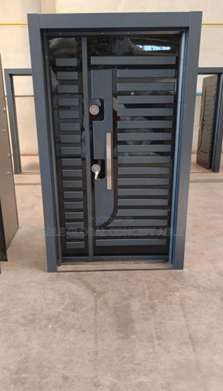 Turkey Door Door Extra Height Gray Line Design