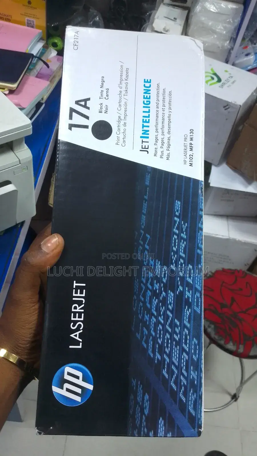 Hp 17a Black Genuine Laserjet Toner Cartridge (Cf217a)