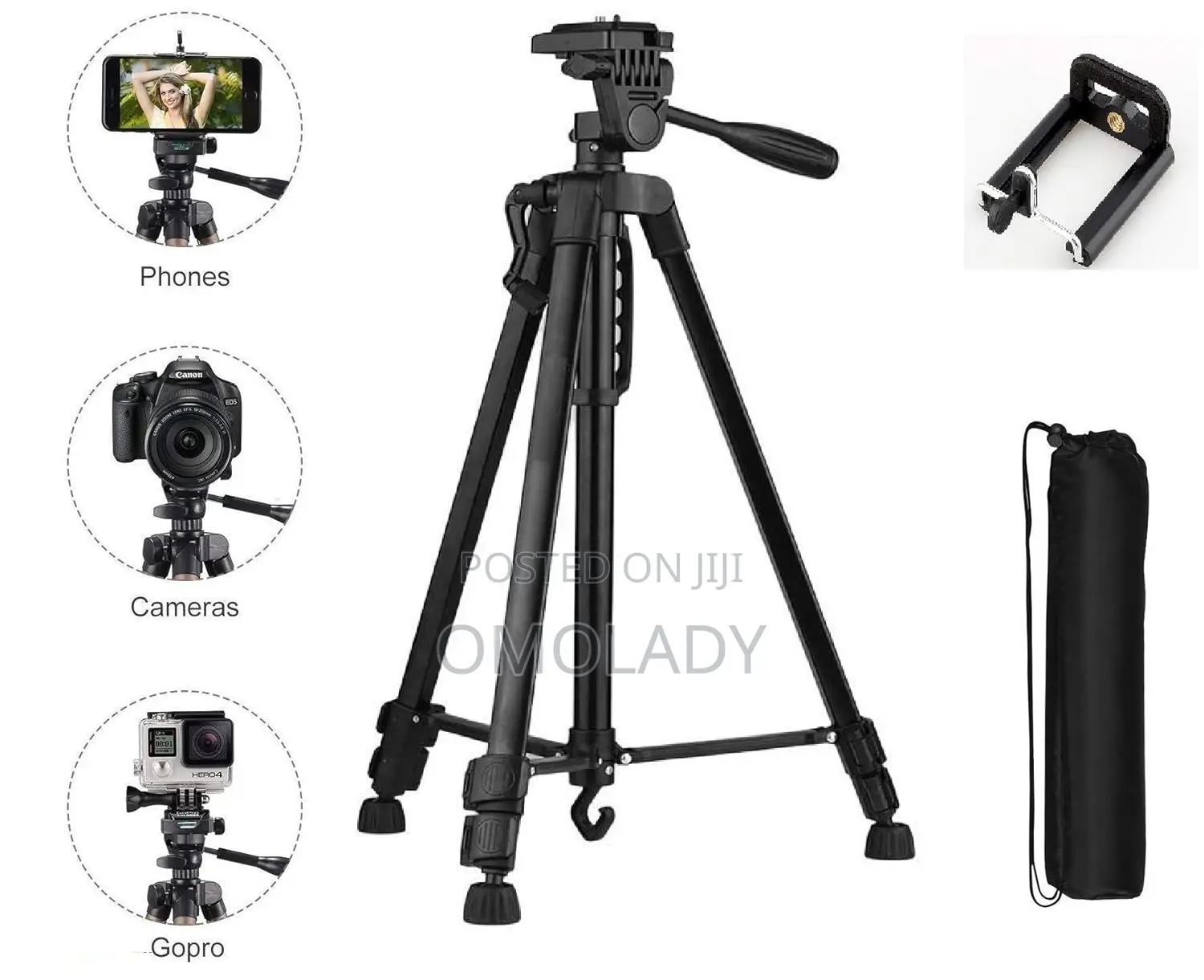 Tripod Mobile Phone and Camera Stand