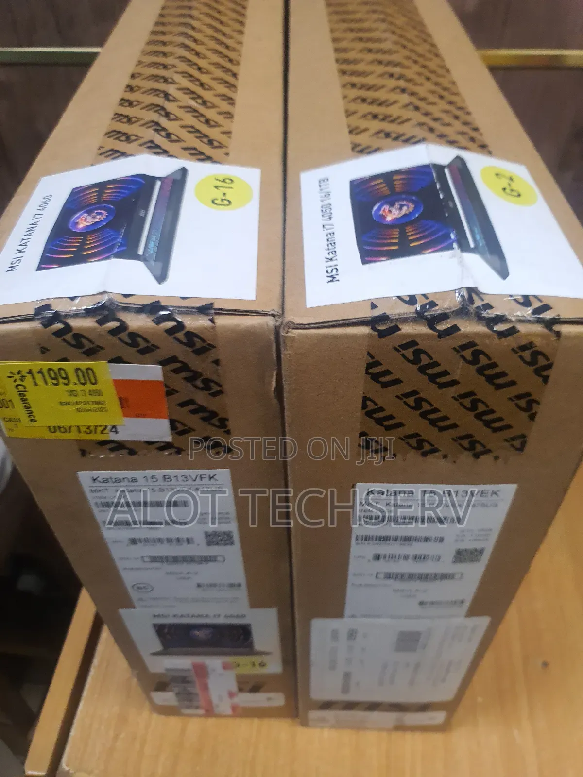 New Laptop MSI Katana 15 16GB Intel Core I7 SSD 16 GB