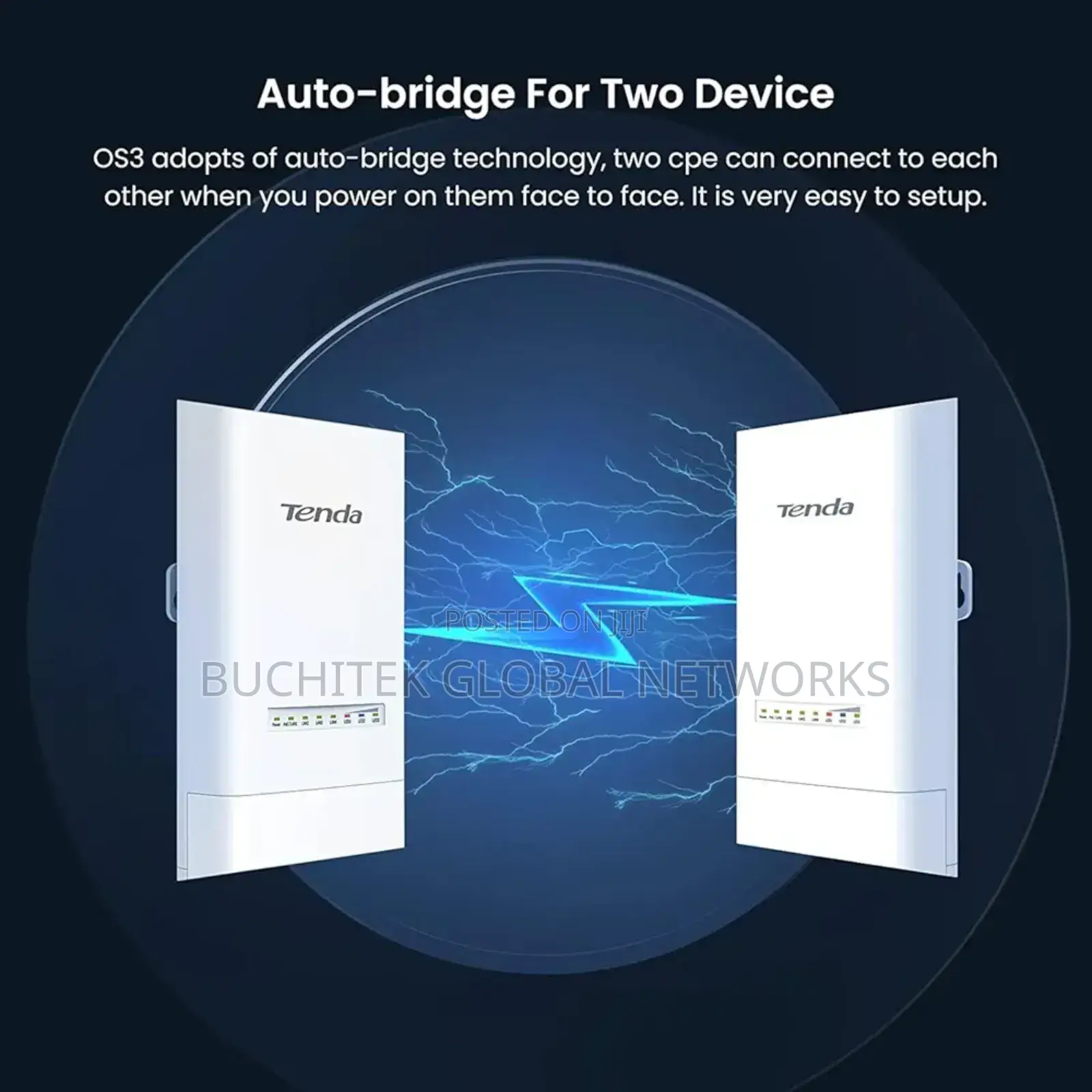 Tenda OS3 Wireless Outdoorbridge CPE 5GHZ 867mbps 12dpi 5km.