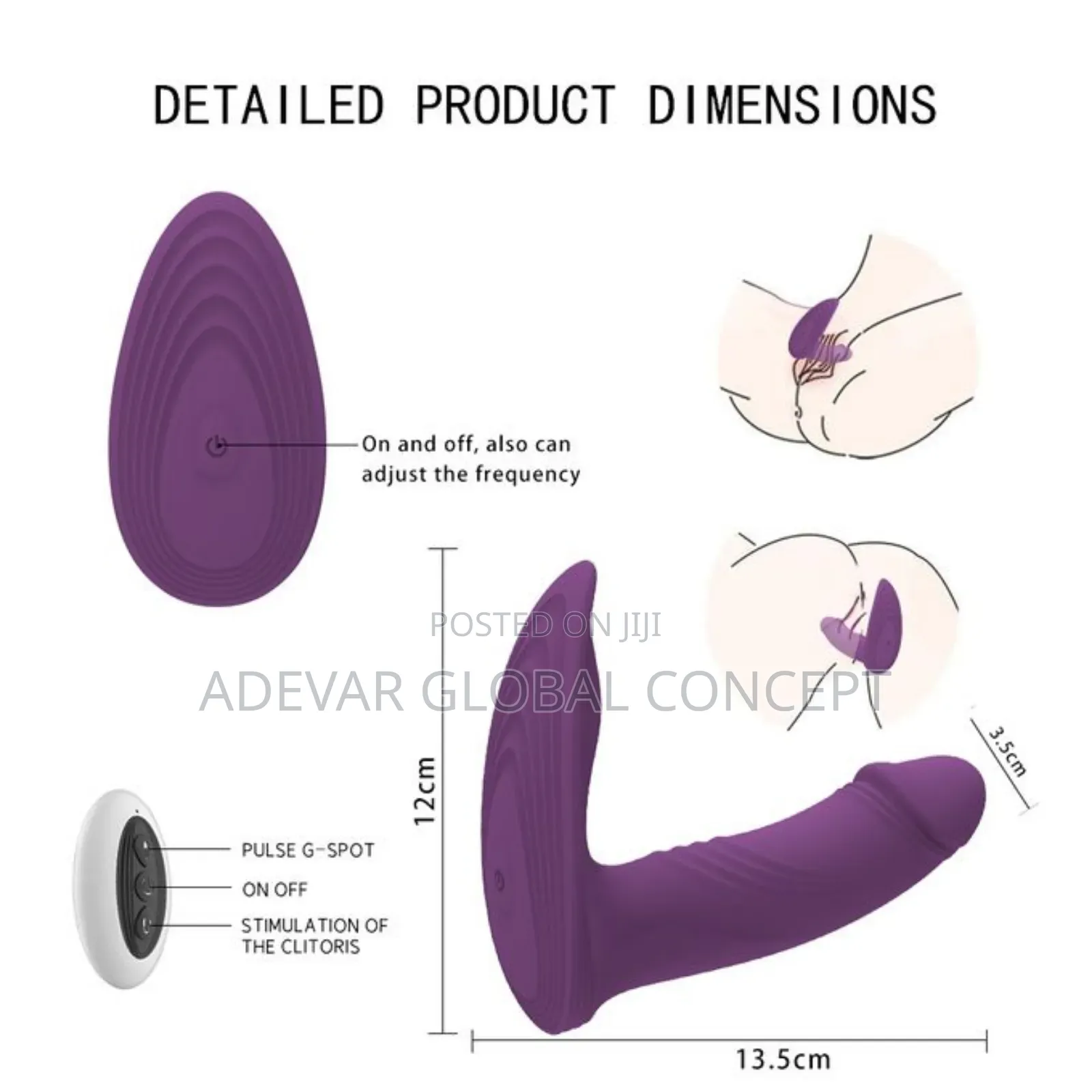 Wearable Vibrator, 11 Vibration Modes, Sex Toys for Women