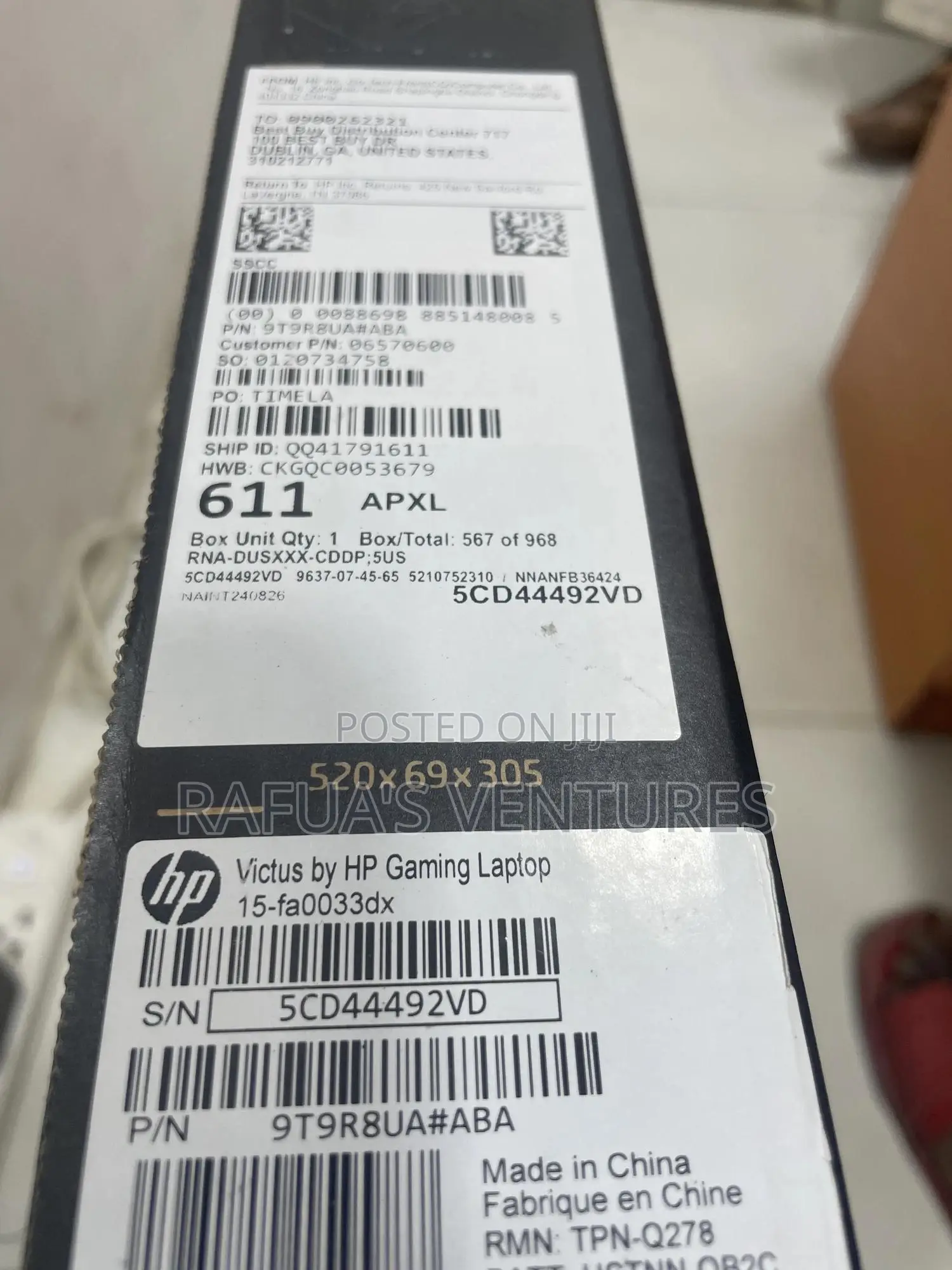 New Laptop HP Victus 15 8GB Intel Core I5 SSD 512GB