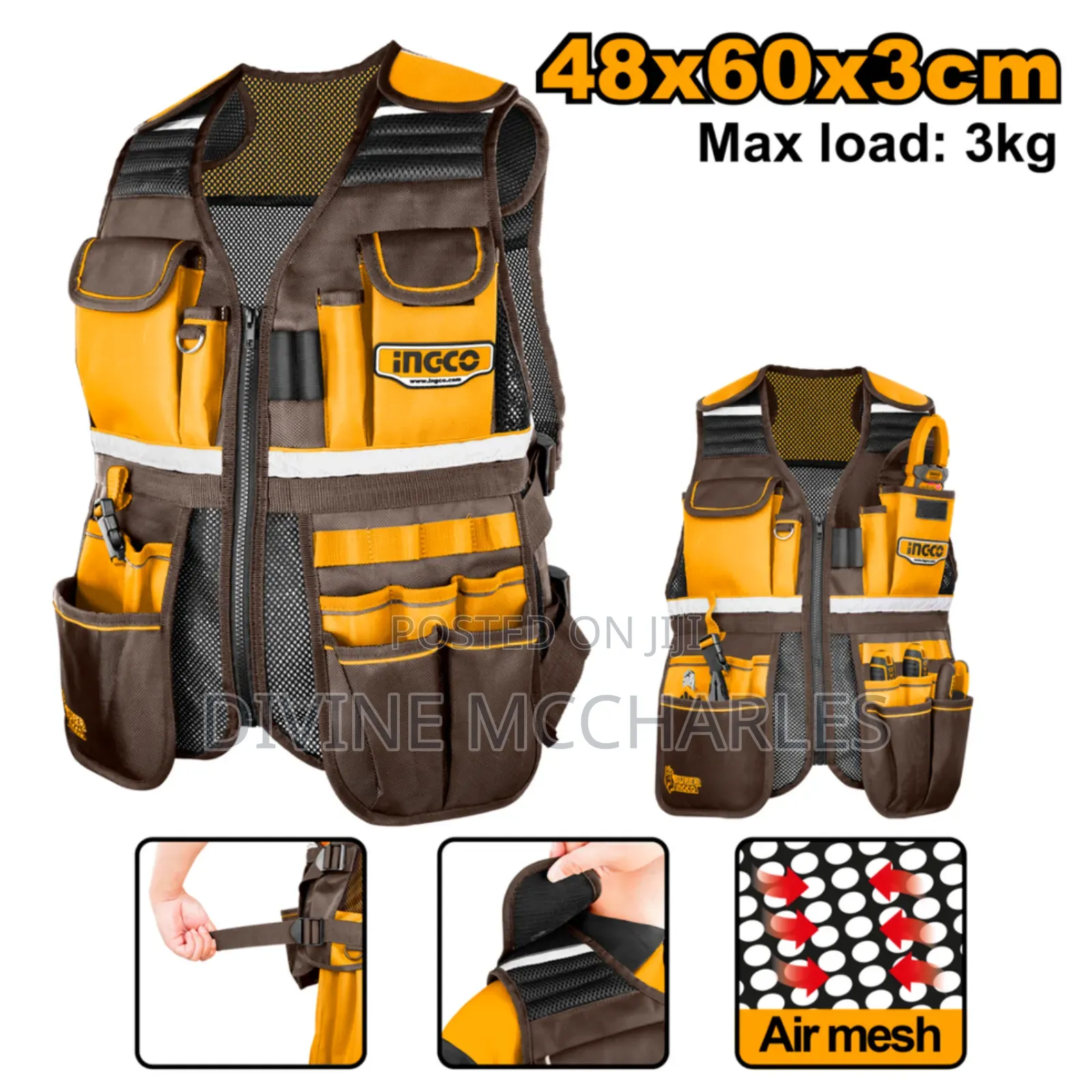 Ingco Tool Vest 17 Pocket Htvt09028