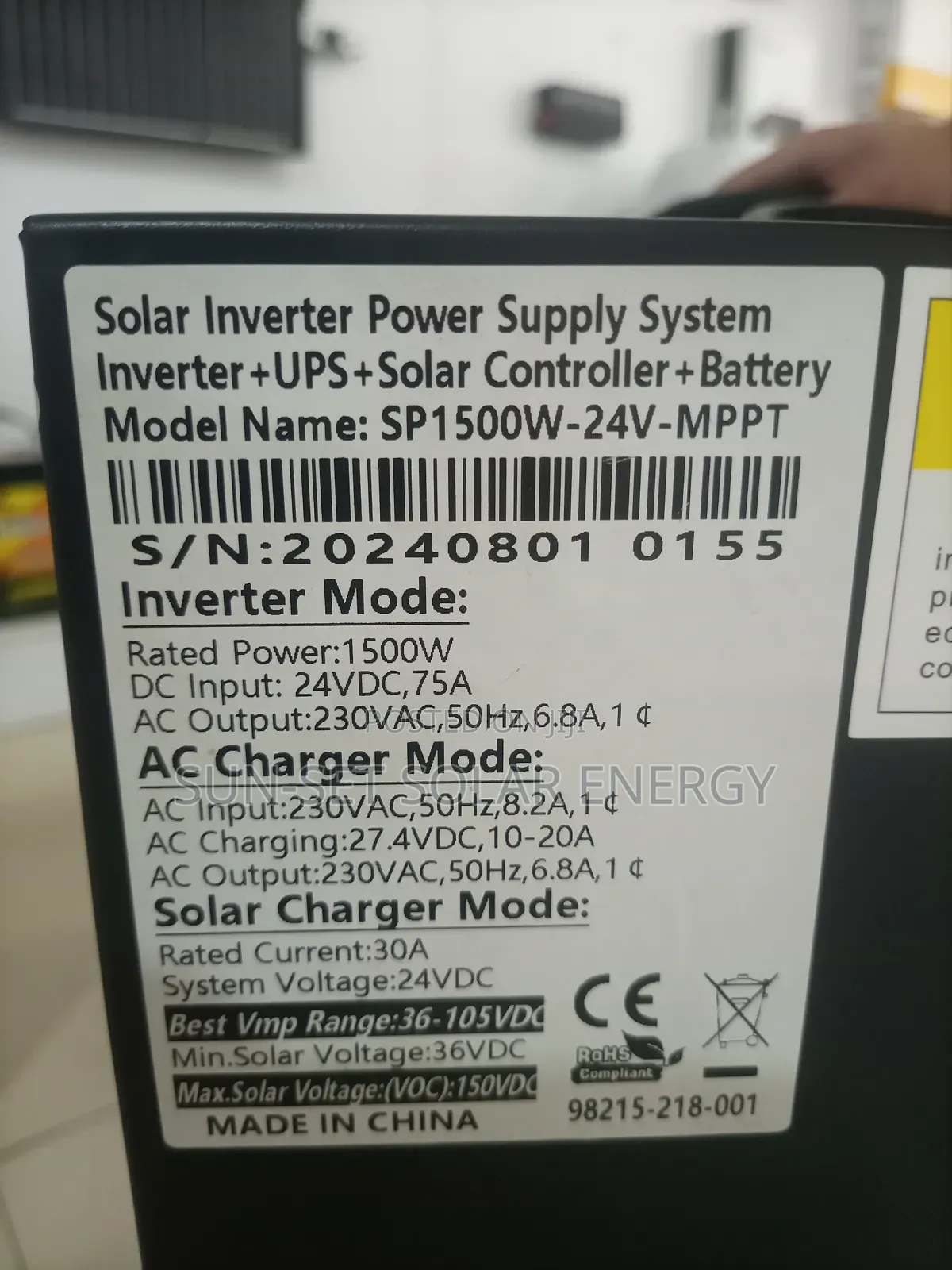 Five-Star Solar Generator 1500w 24v 30ah MPPT