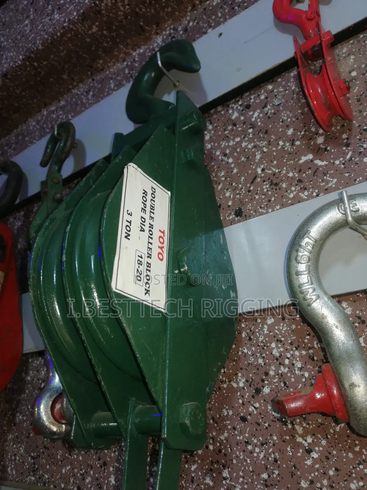 3 Tons 2 Face Pulley Roller Block