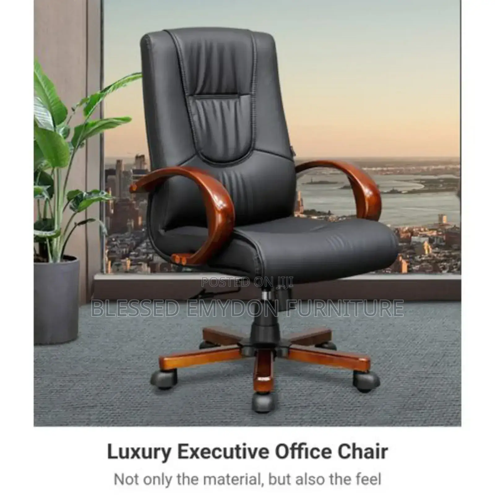 Executive Wooden Armrest Office Quality Chair