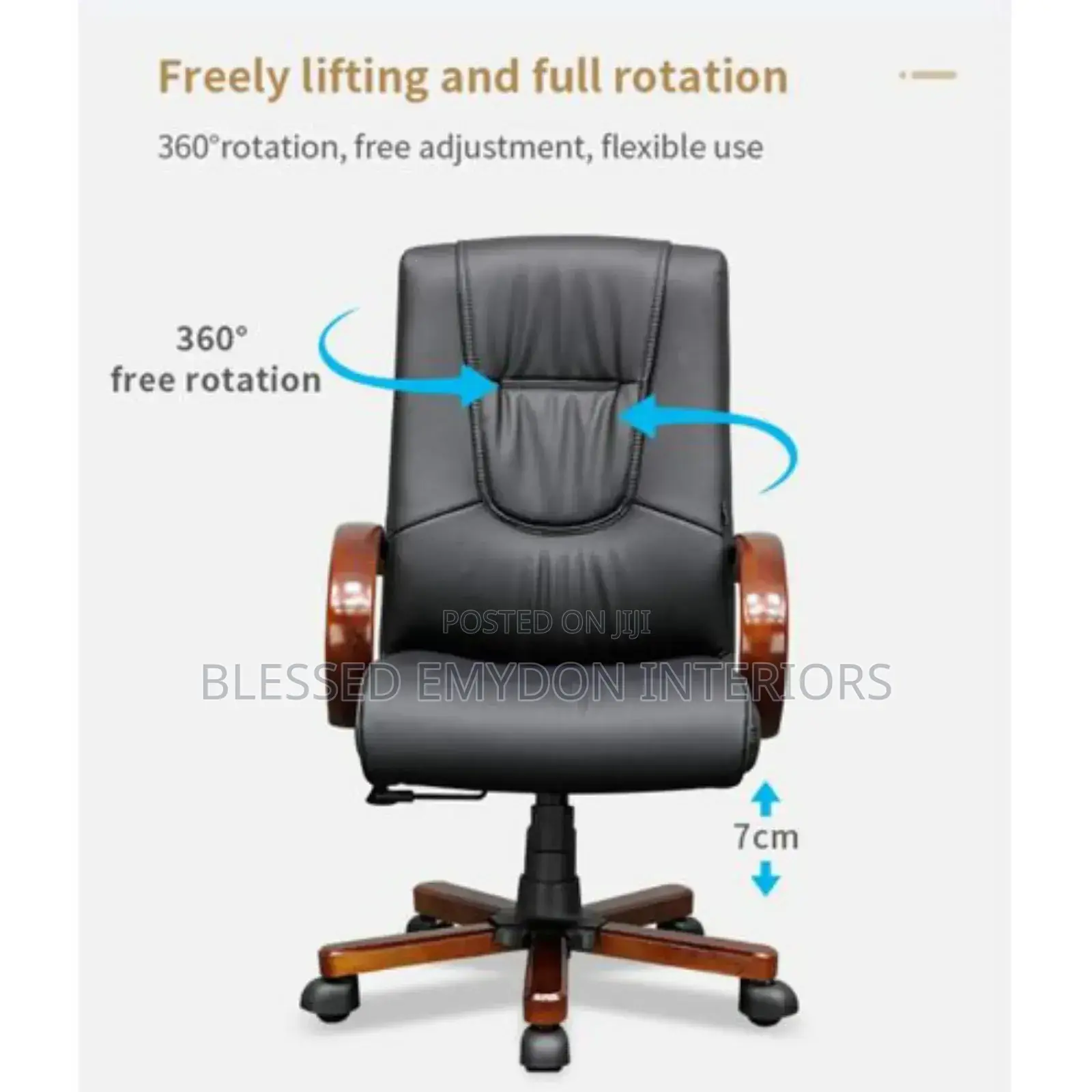 Executive Wooden Armrest Office Quality Chair