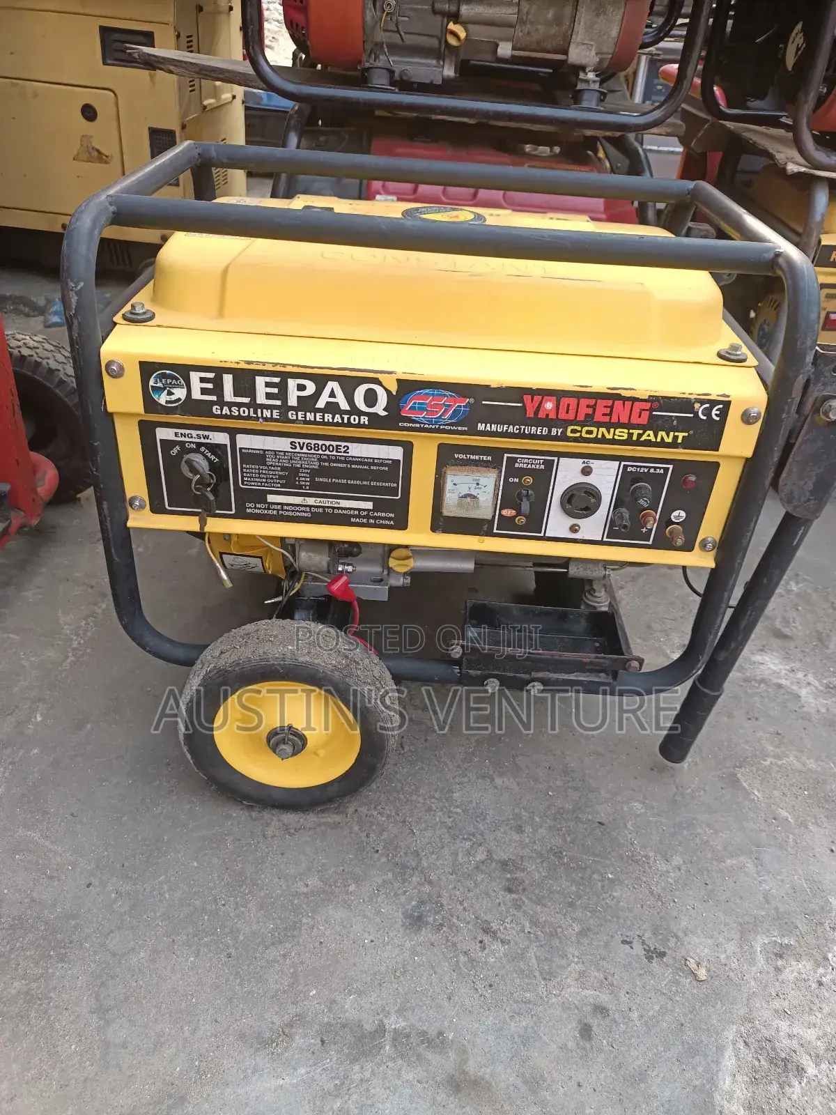 Used 3kva ELEPAQ Key Starter Generator