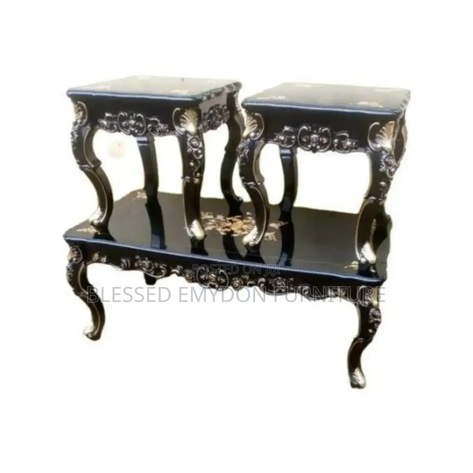New Modern Living Room Royal Center Table With 2 Side Stools