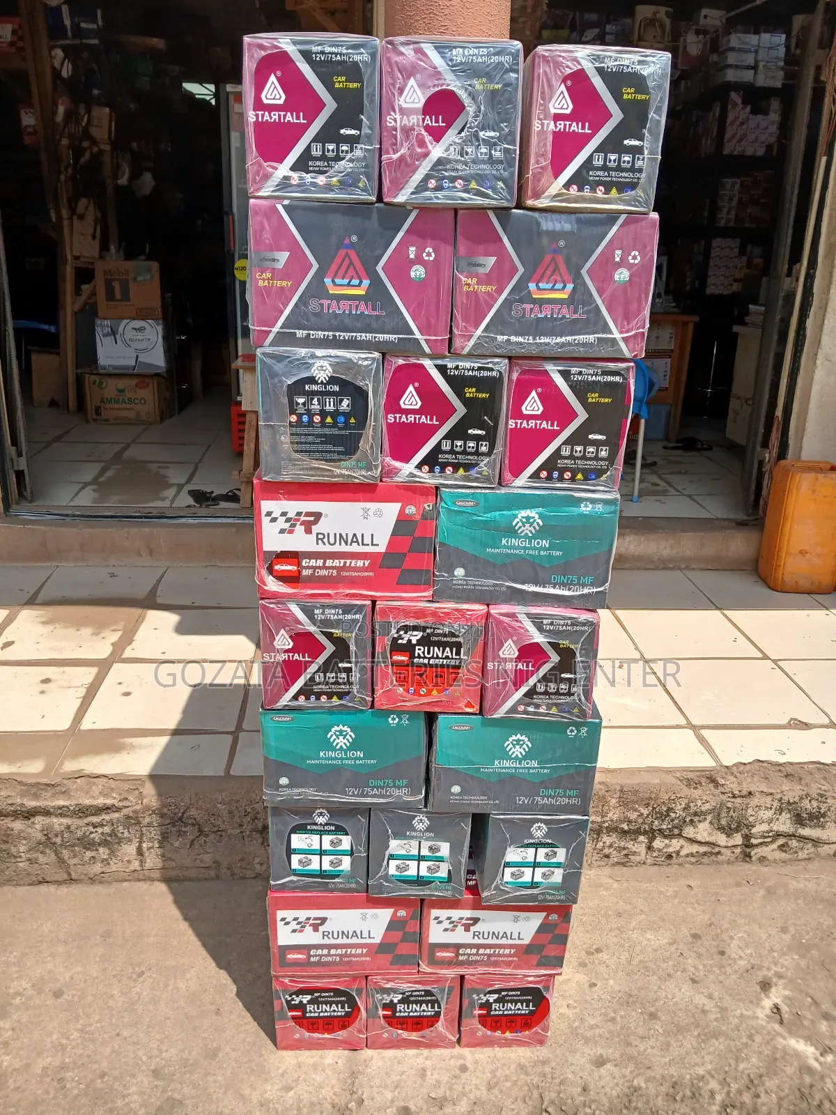 Car Battery Quality With 1year Guarantee
