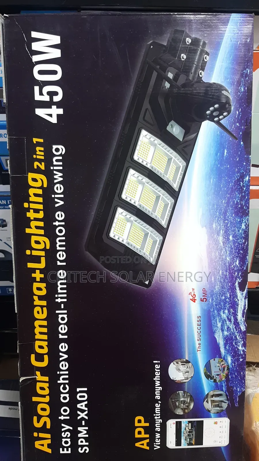 Solar Street Light With Camera