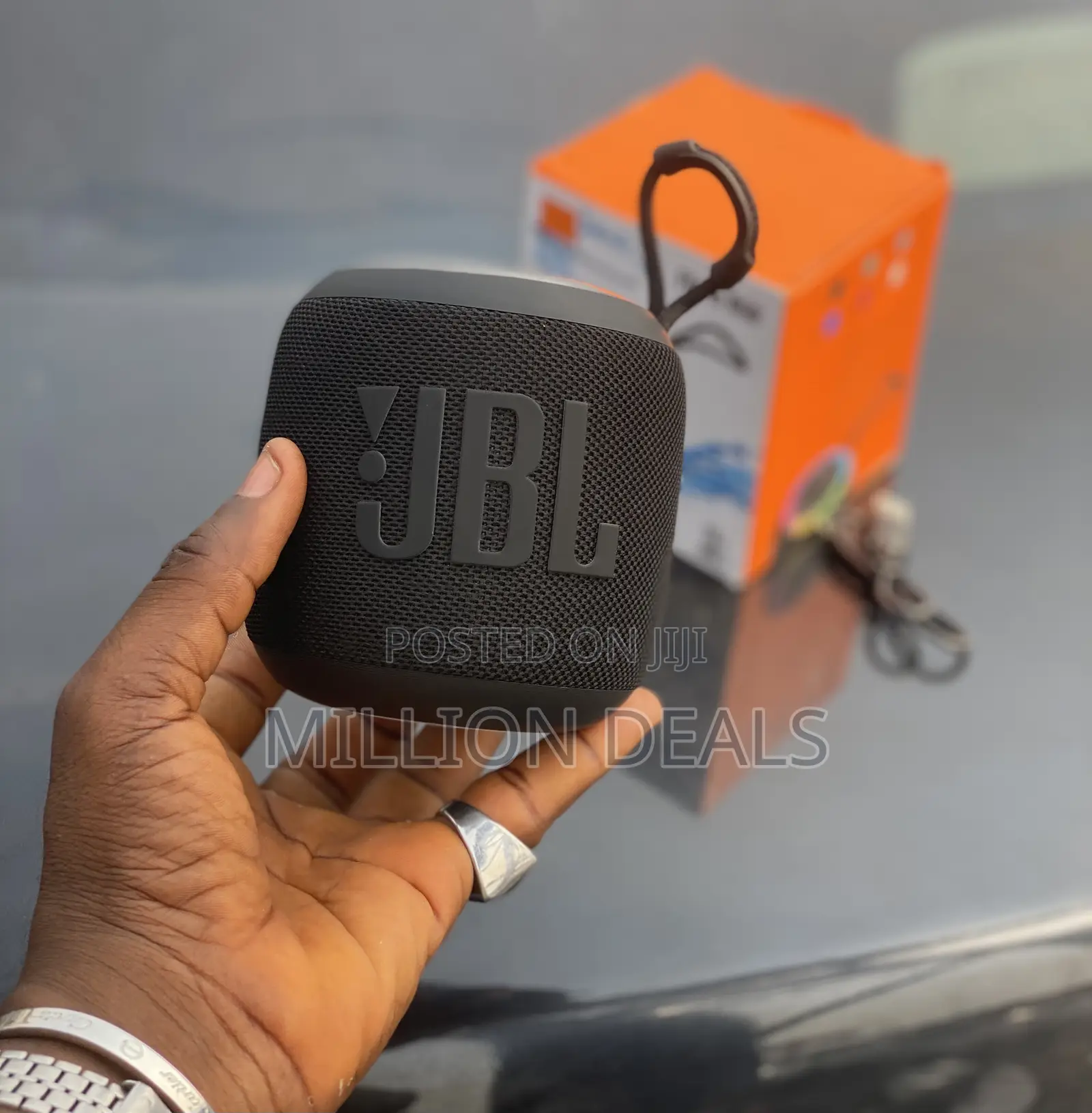 Clone Black JBL Flip 6 RGB Wireless Bluetooth Speaker