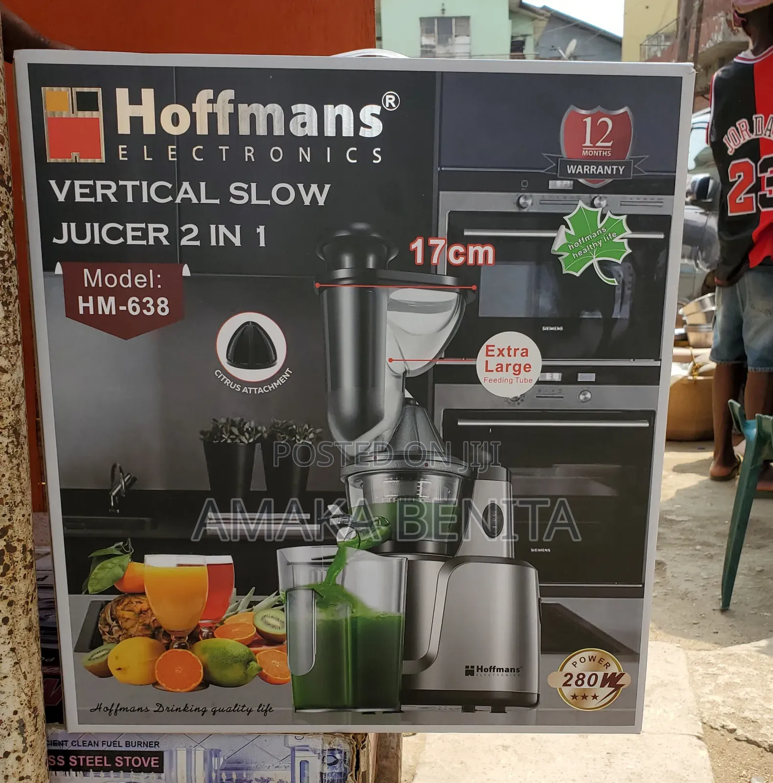Hoffmann Vertical Slow Juicer 3 In 1