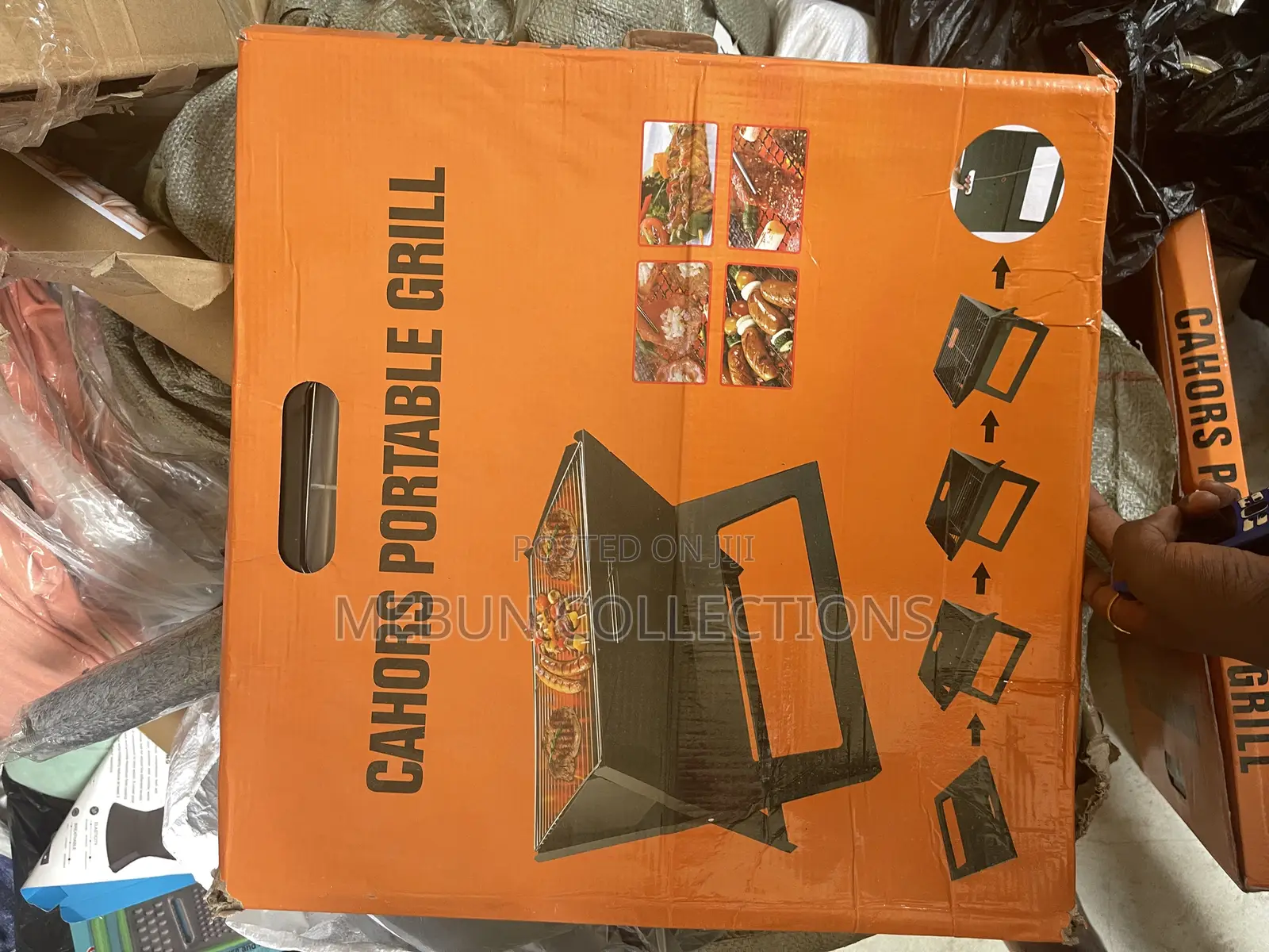 X Shaped Outdoor Charcoal Grill