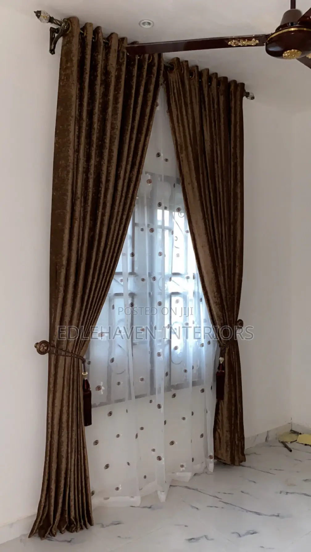 Coffee Brown Turkish Curtains