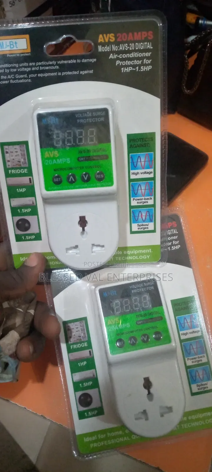 M Bt Avs 20 Amps Digital Voltage Surge Protector