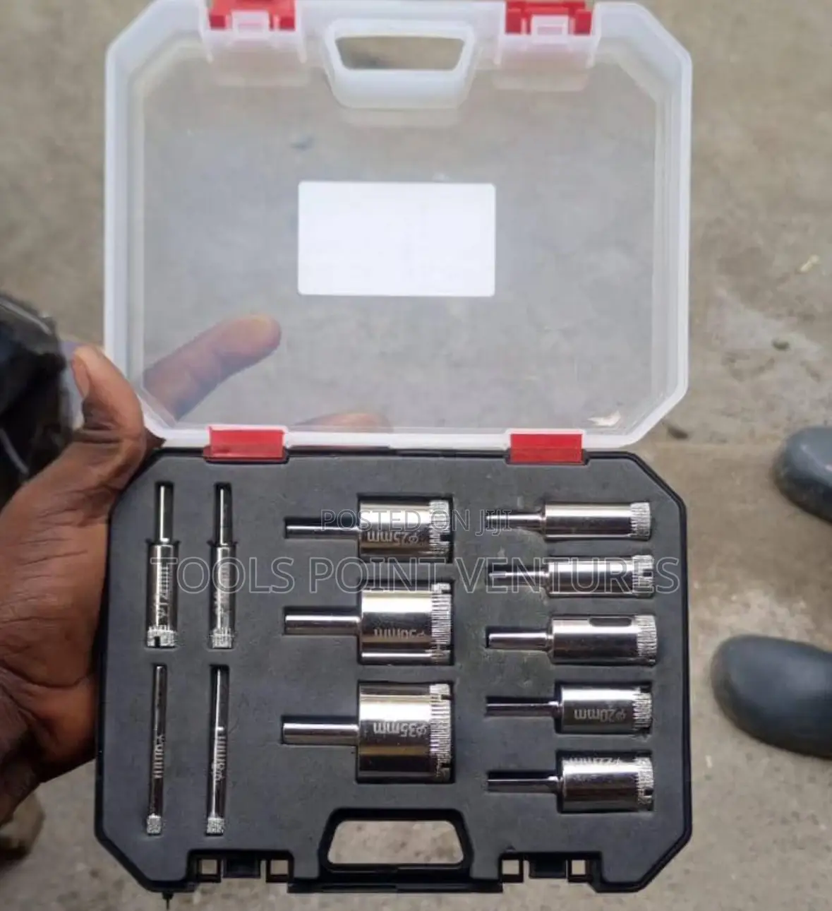 6mm-35mm Glass Drill Bit Set (12pcs)