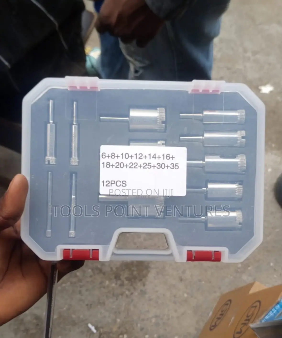 6mm-35mm Glass Drill Bit Set (12pcs)