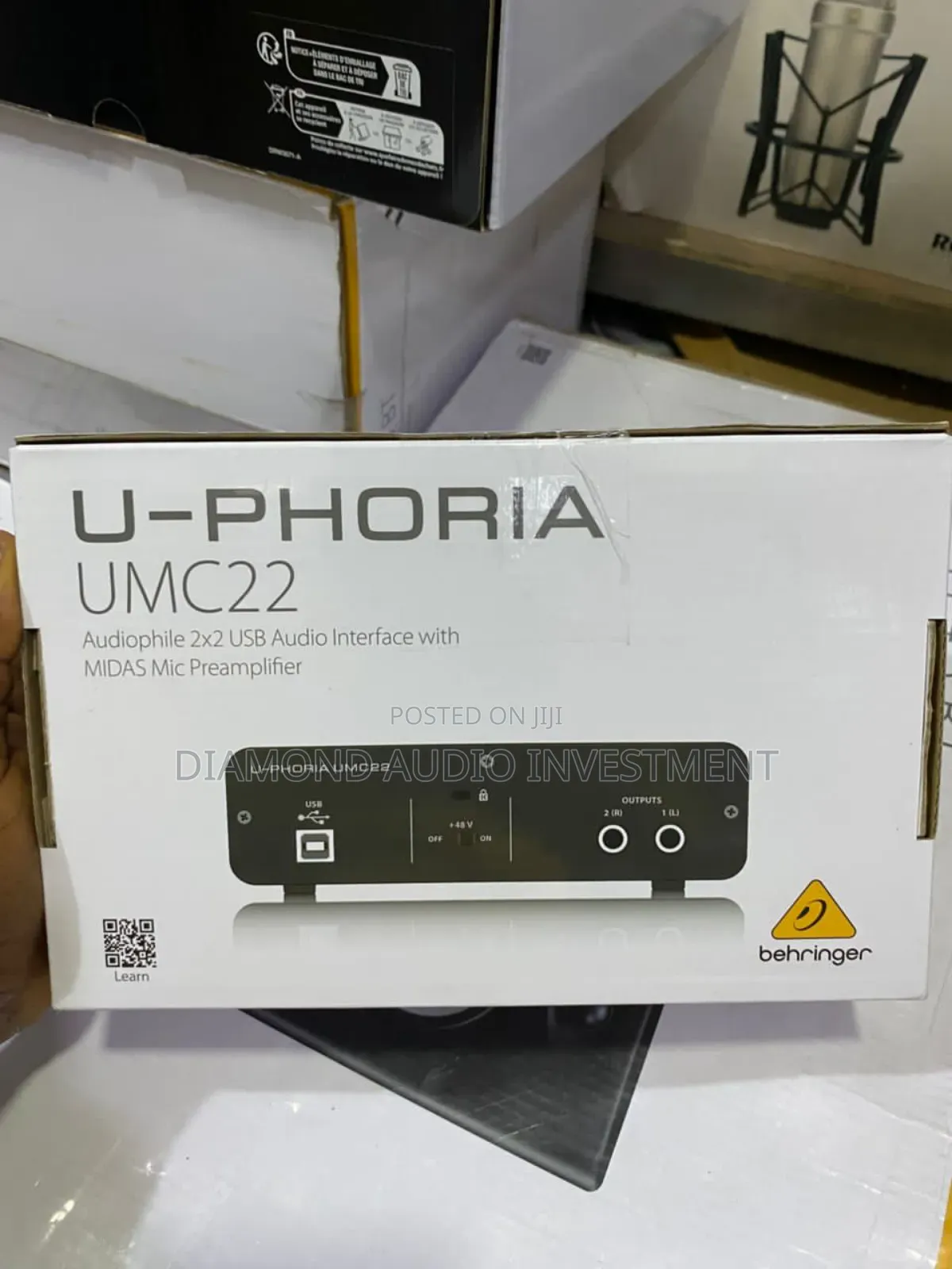 Behringer UMC22 Soundcard
