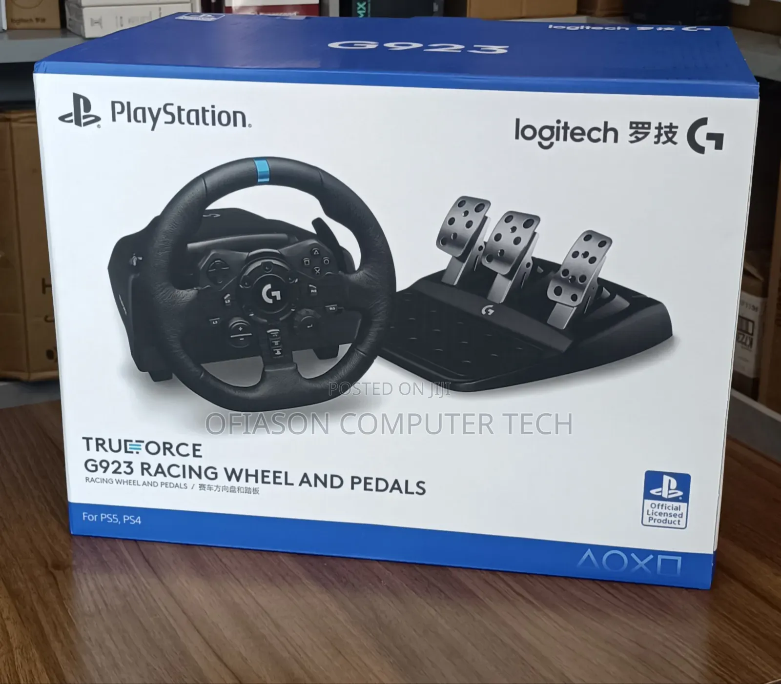 Logitech G923 Racing Wheel and Pedals