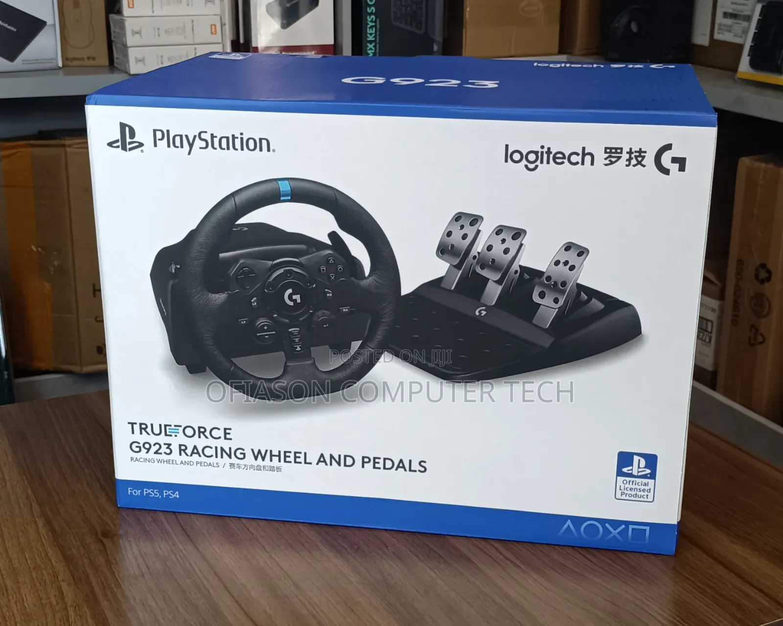 Logitech G923 Racing Wheel and Pedals
