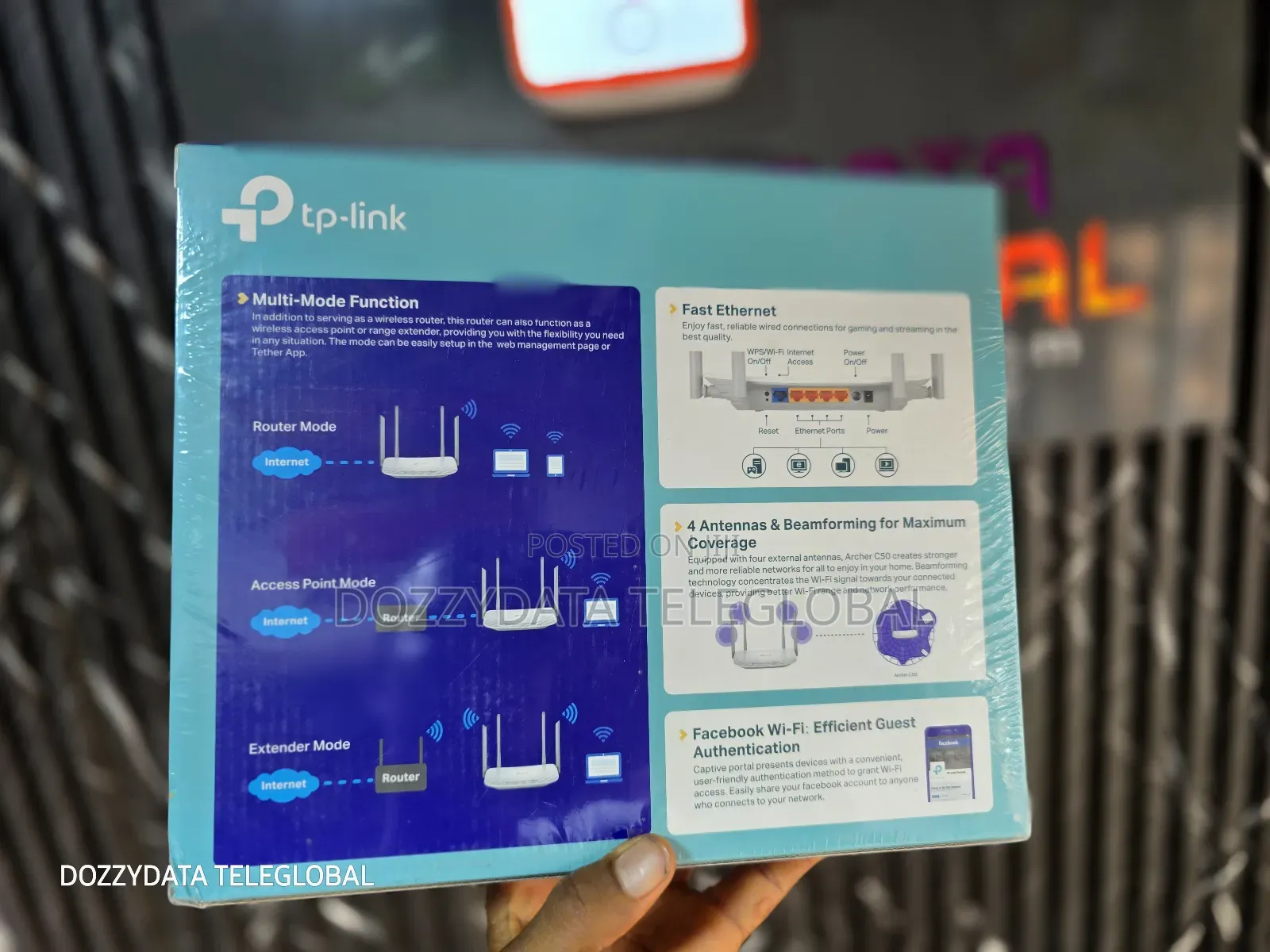 Tplink AC1200 Wifi Router Dual Band Archer C50