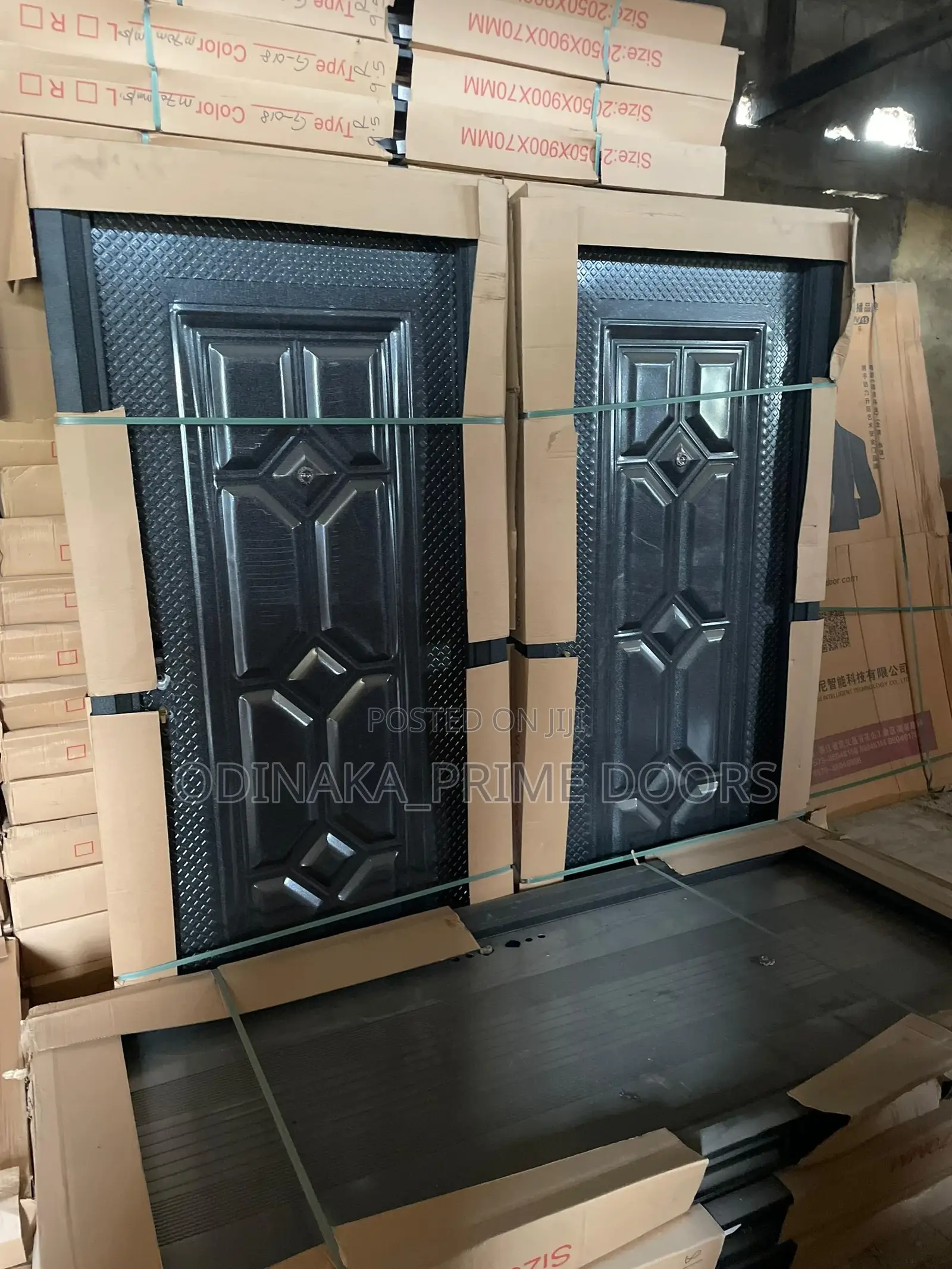 7ft by 3ft Security Steel Door(Diamond Shape Design)