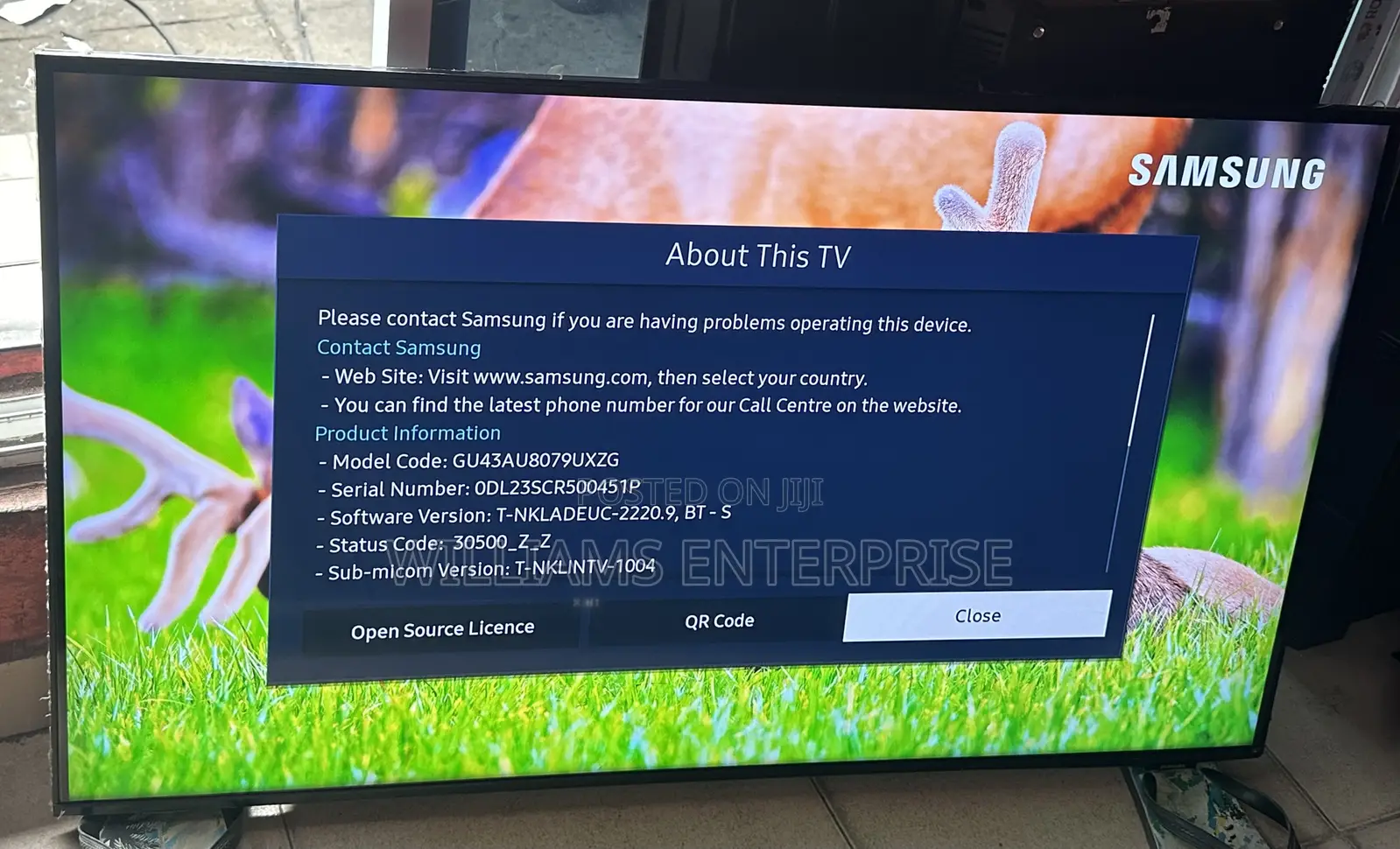 Samsung 43 Inches Smart Tv Air Slim Design