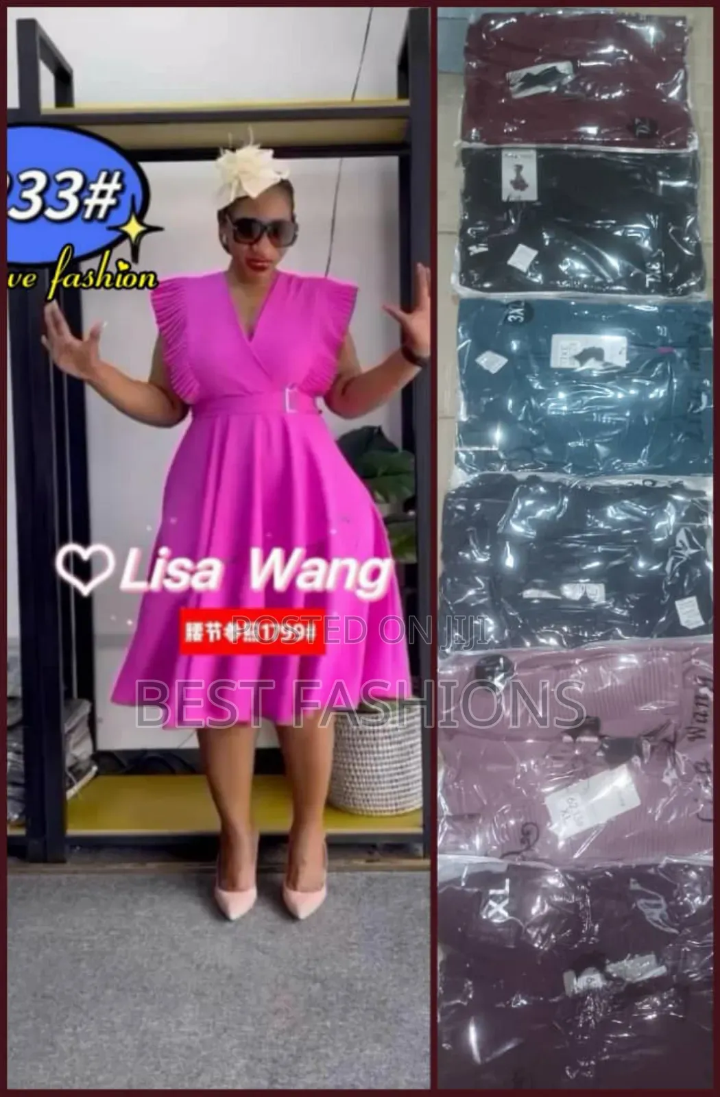 Ladies Formal Short Flare Dress