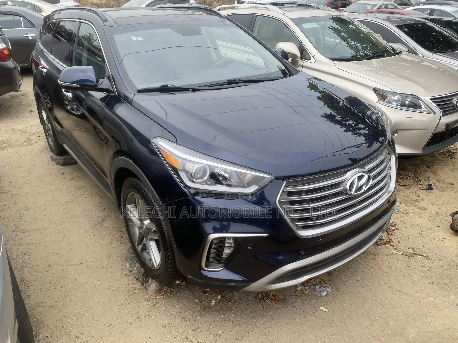 Hyundai Santa Fe Limited AWD 2016 Blue