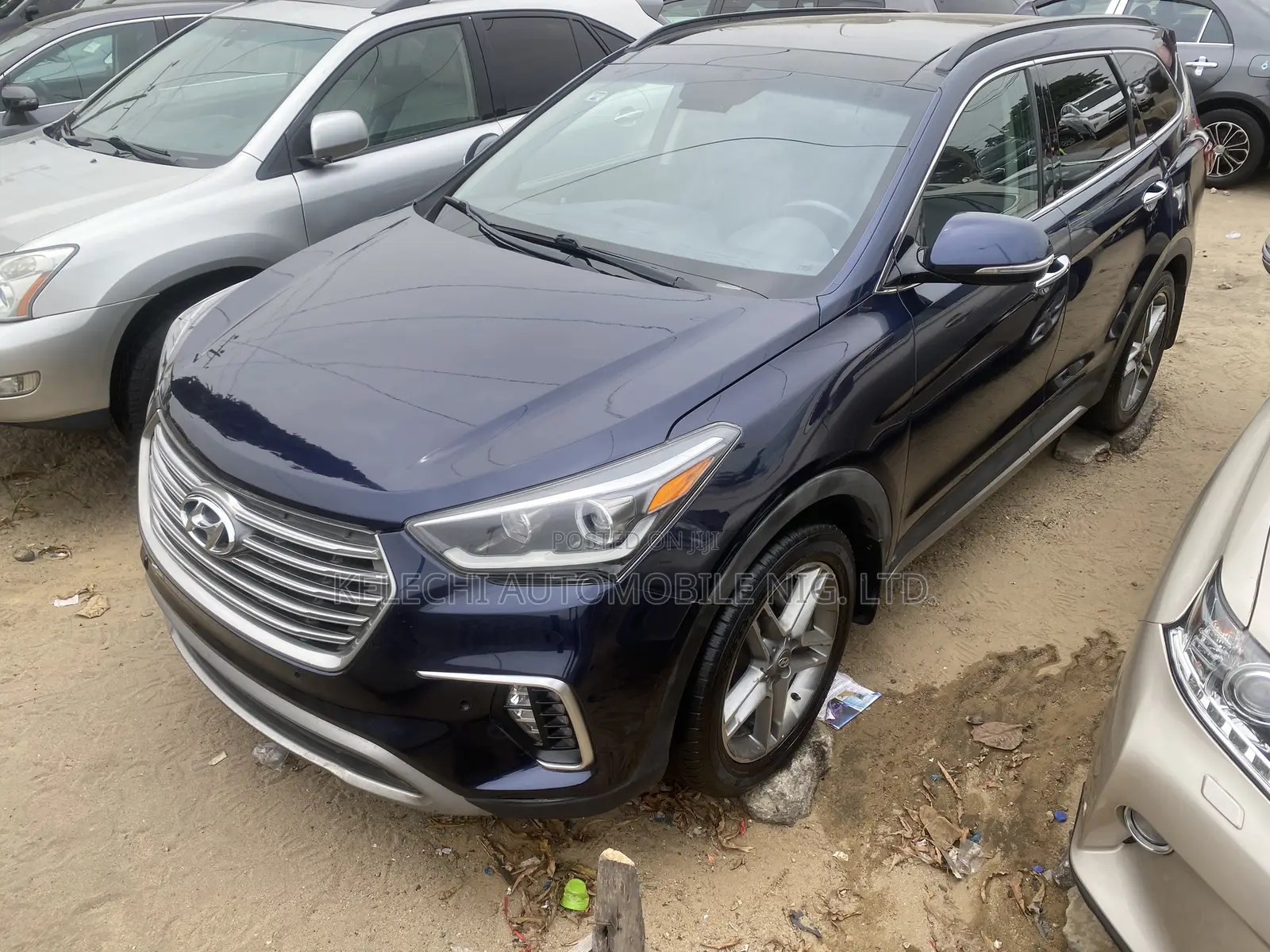 Hyundai Santa Fe Limited AWD 2016 Blue