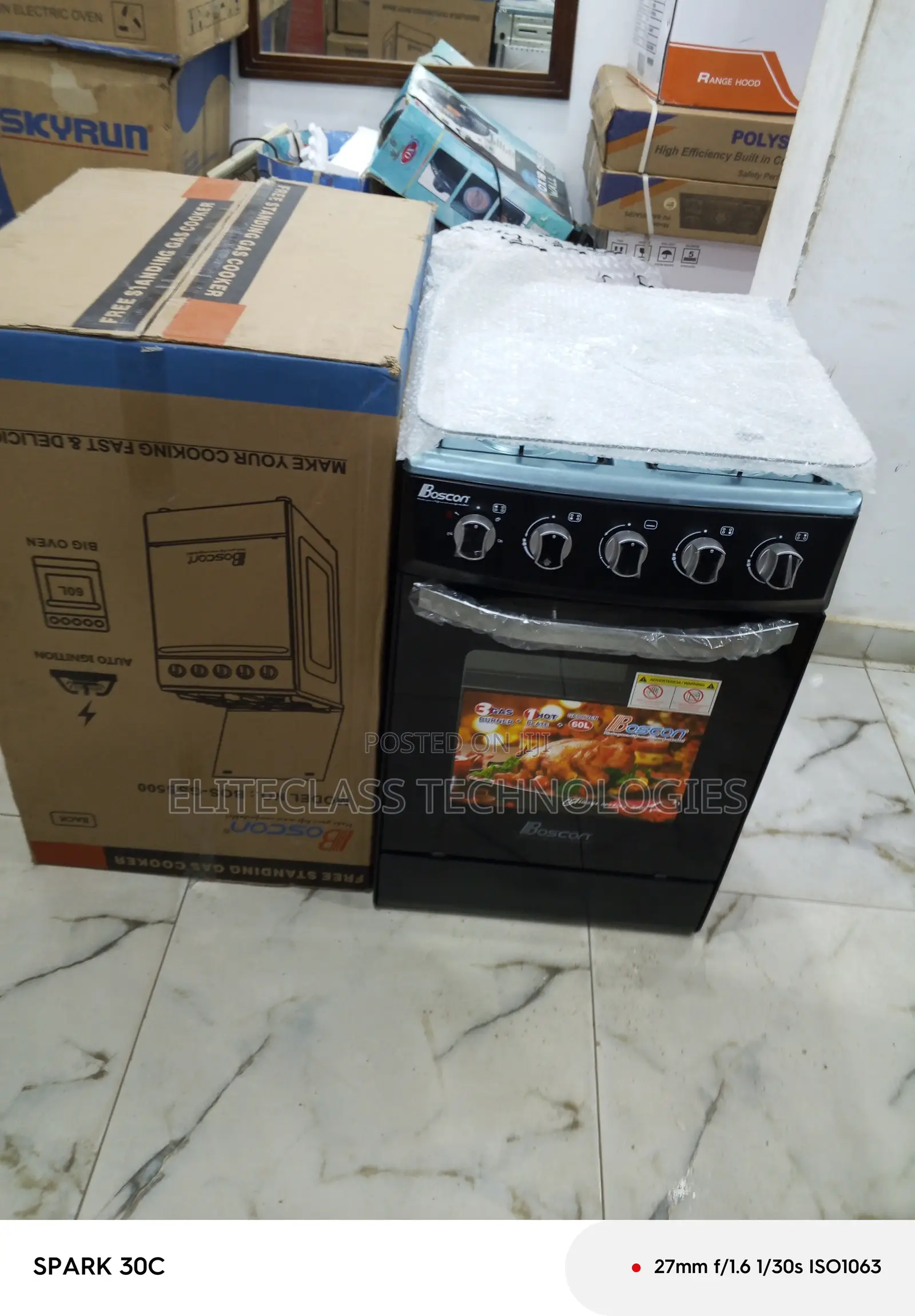 High Efficient BOSCON 3+1 Gas Cooker (BOS-GSS500)