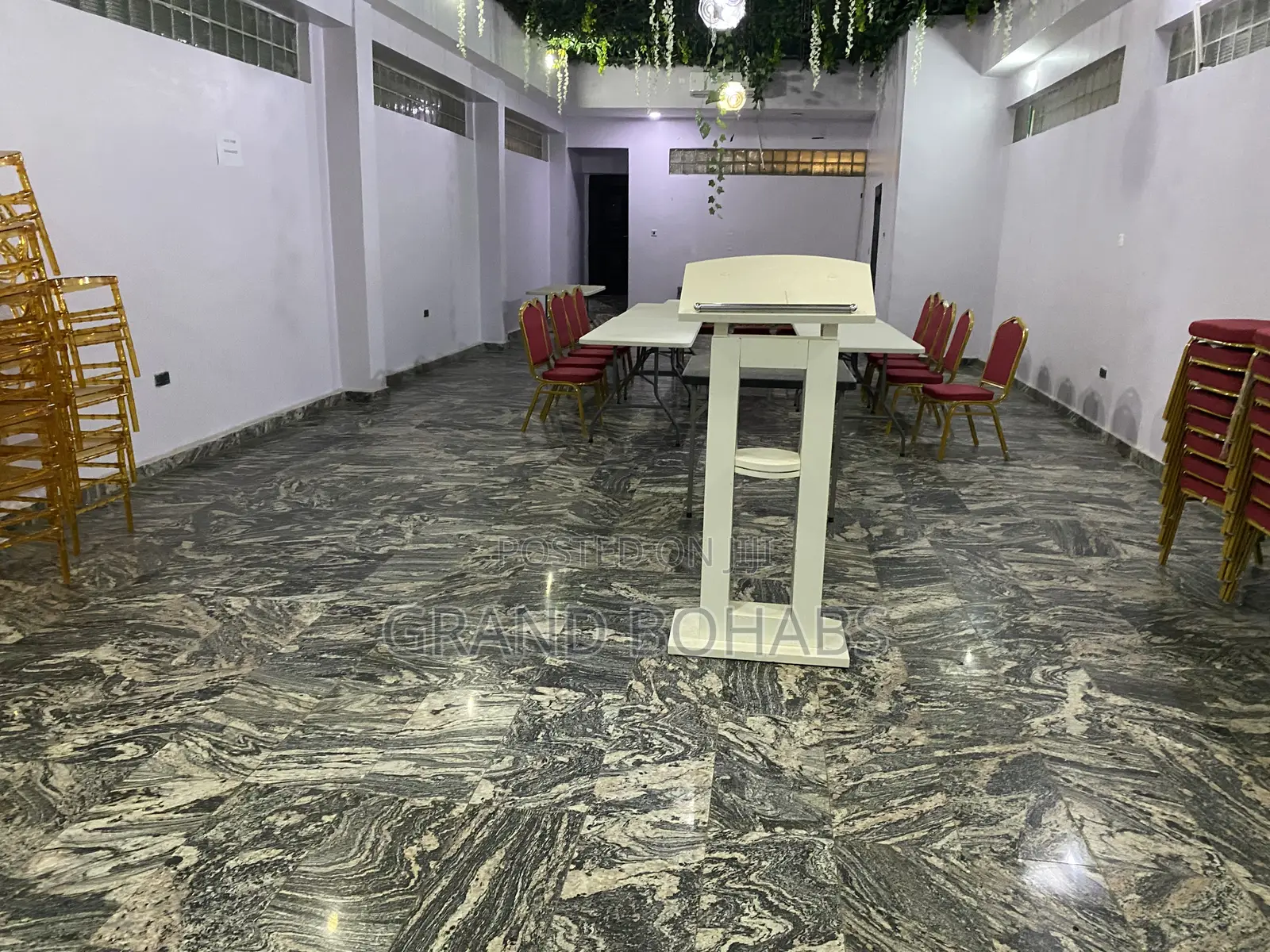 Hall for Rent - With Free Tea Breakfast.