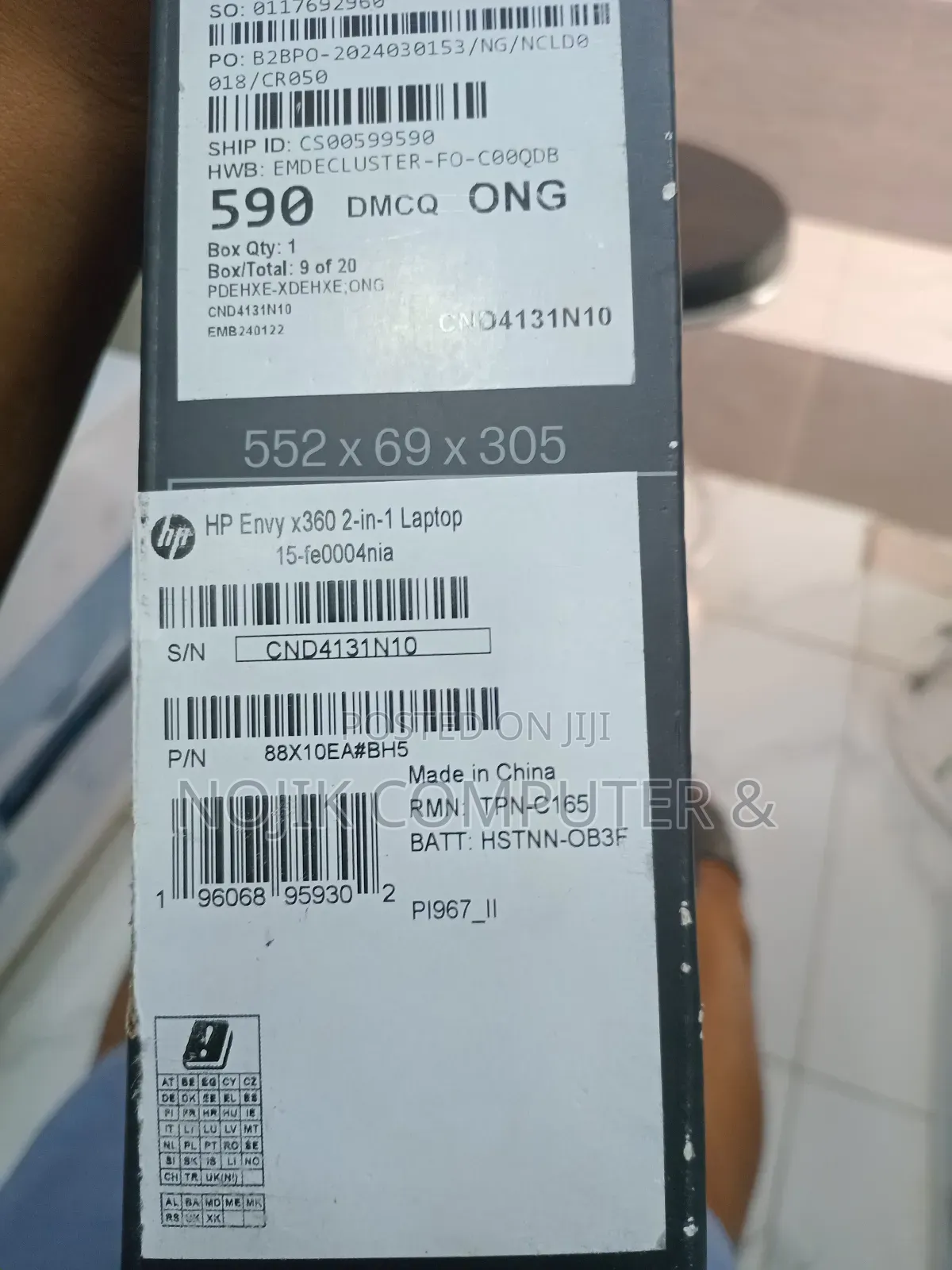 New Laptop HP Envy 15 16GB Intel Core I7 SSD 512GB