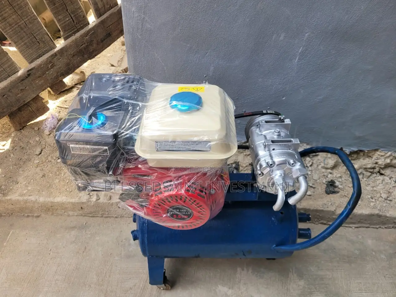Manuel Petrol Air Compressor 25L 5.5hp