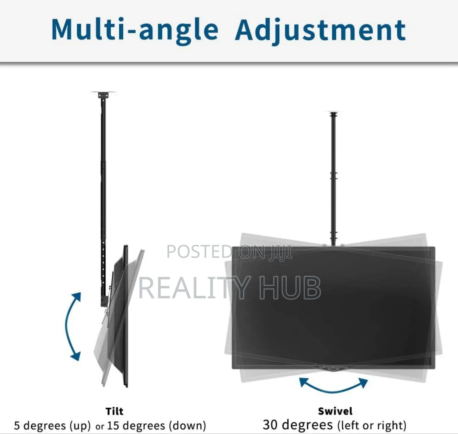 Flat Panel Ceiling Mount Tv Hanger 32” – 70"