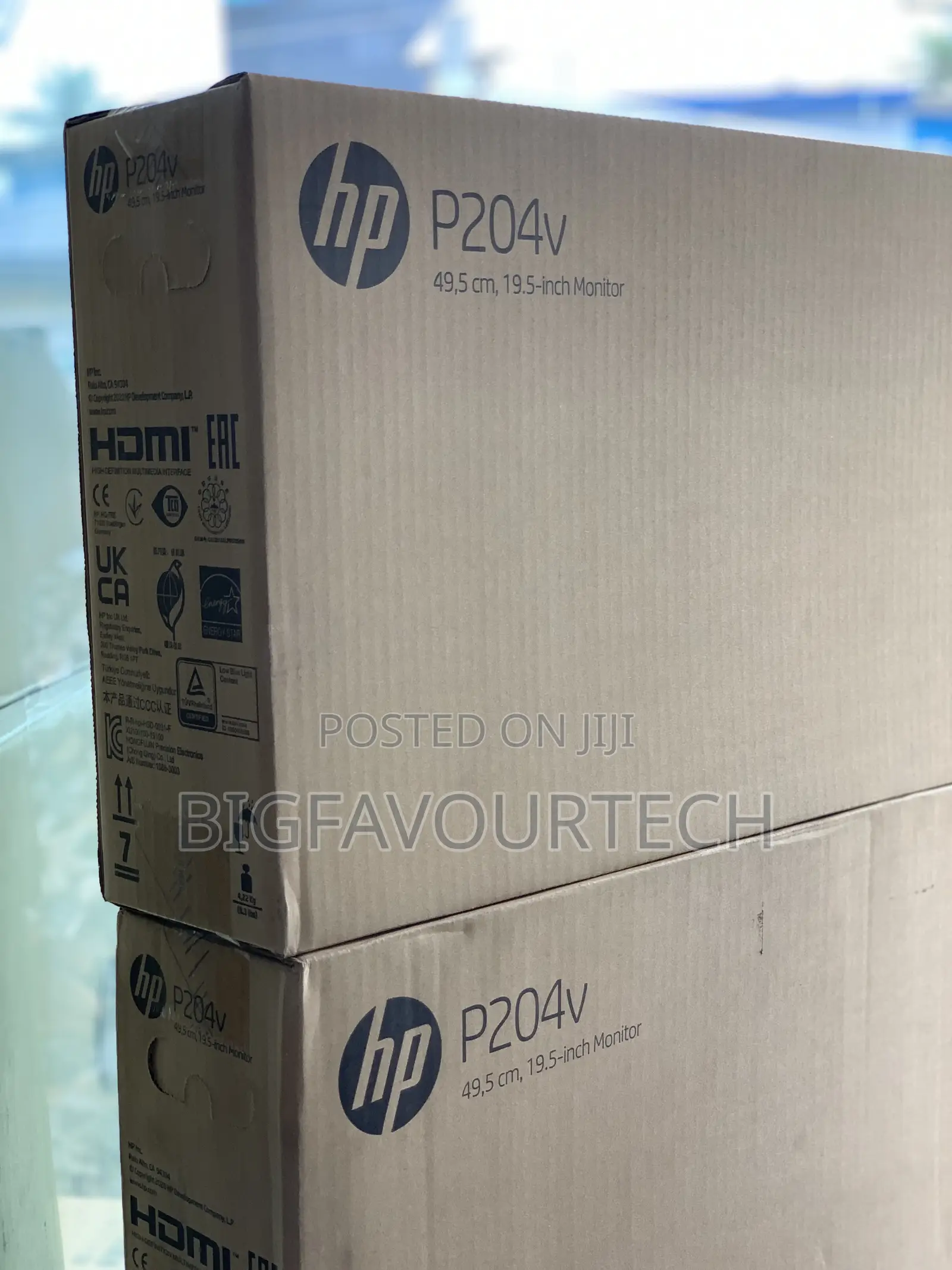 Hp P204v 19.5-Inch Monitor (5rd66aa)