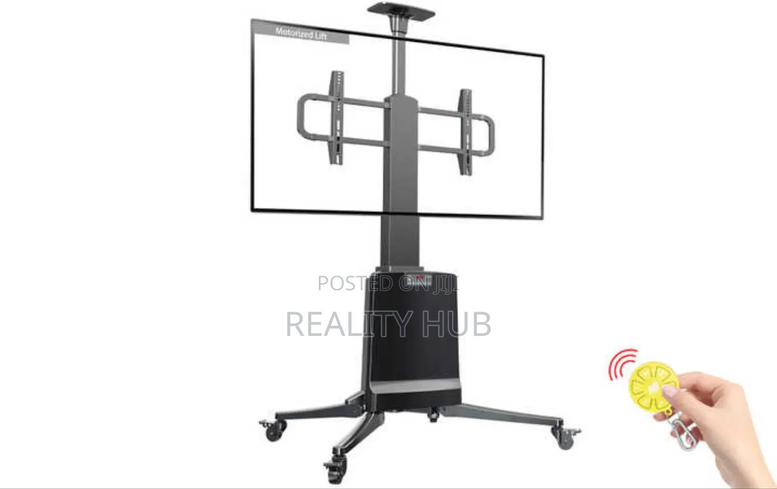 Tw85 55-85" Adjustable Motorized LCD Tv Trolley Cart Tv