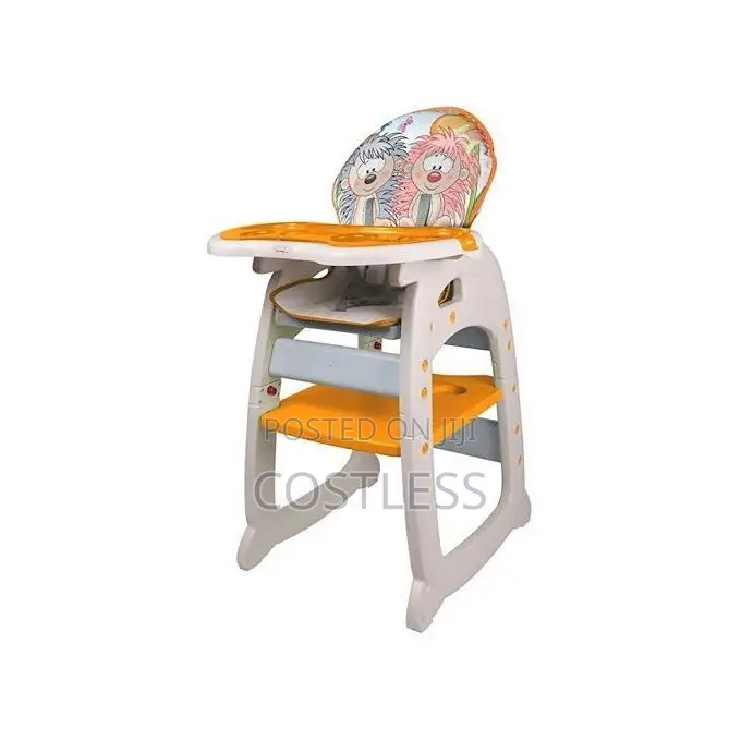 Unisex Children High Chair Convertible to Chair and Table