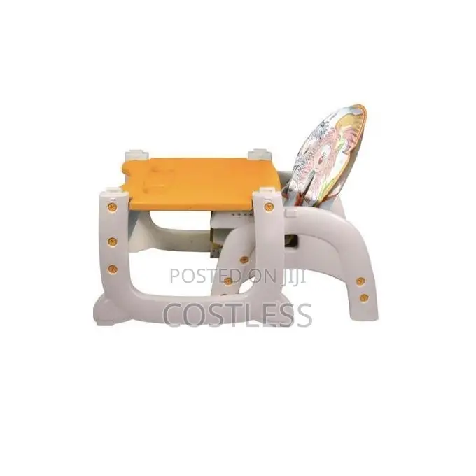 Unisex Children High Chair Convertible to Chair and Table