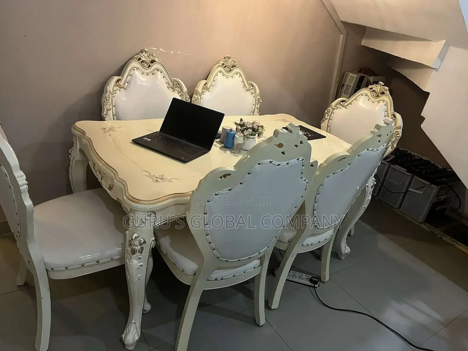 6 Seaters Foreign Turkey Made Dining Set