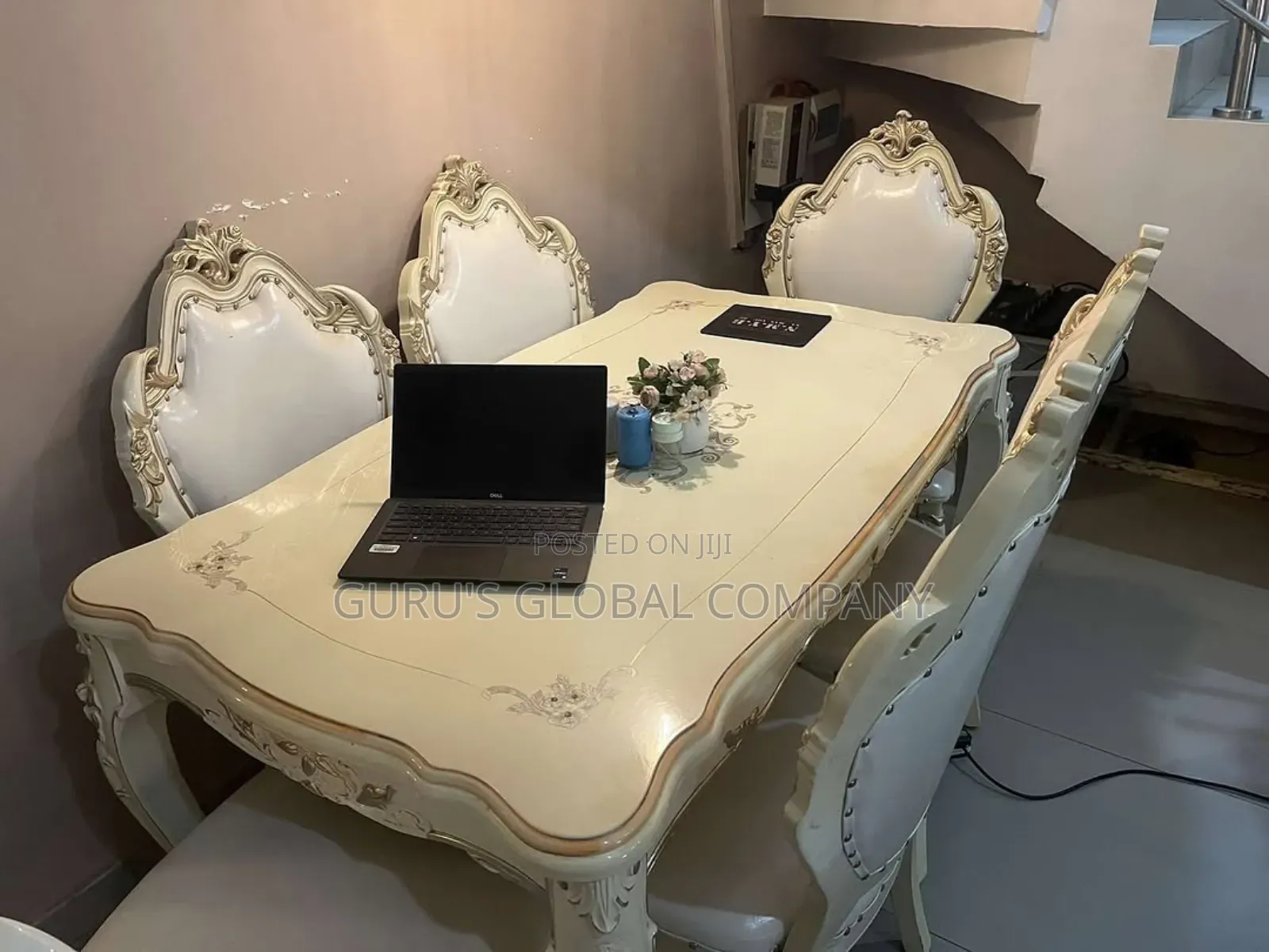6 Seaters Foreign Turkey Made Dining Set