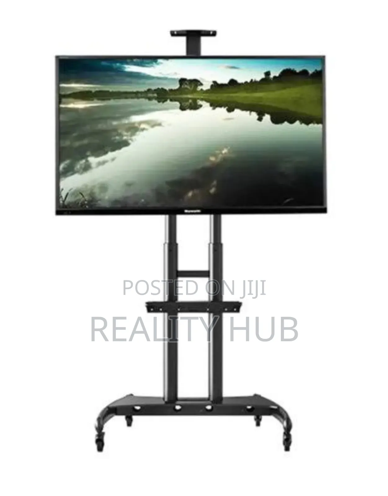Height Adjustable Heavy Duty TV Cart Mobile Stand 55" 90"