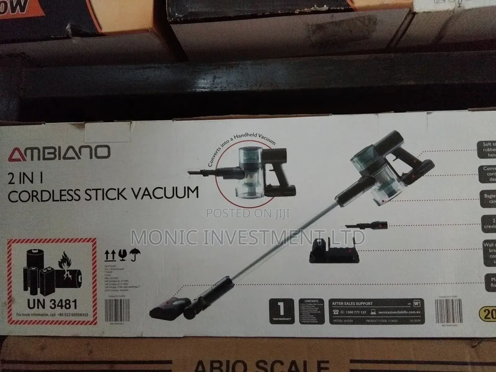 Ambiano Cordless Vacuum 2 in 1