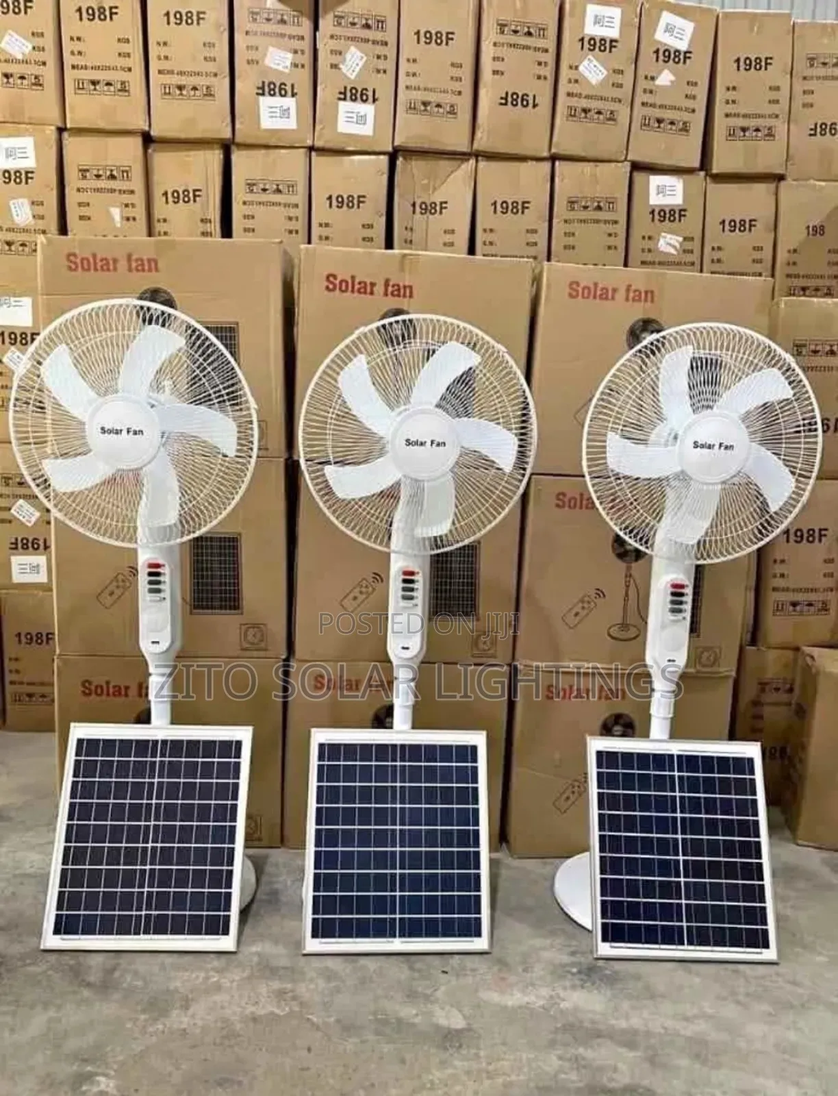 Yohako Solar Fan