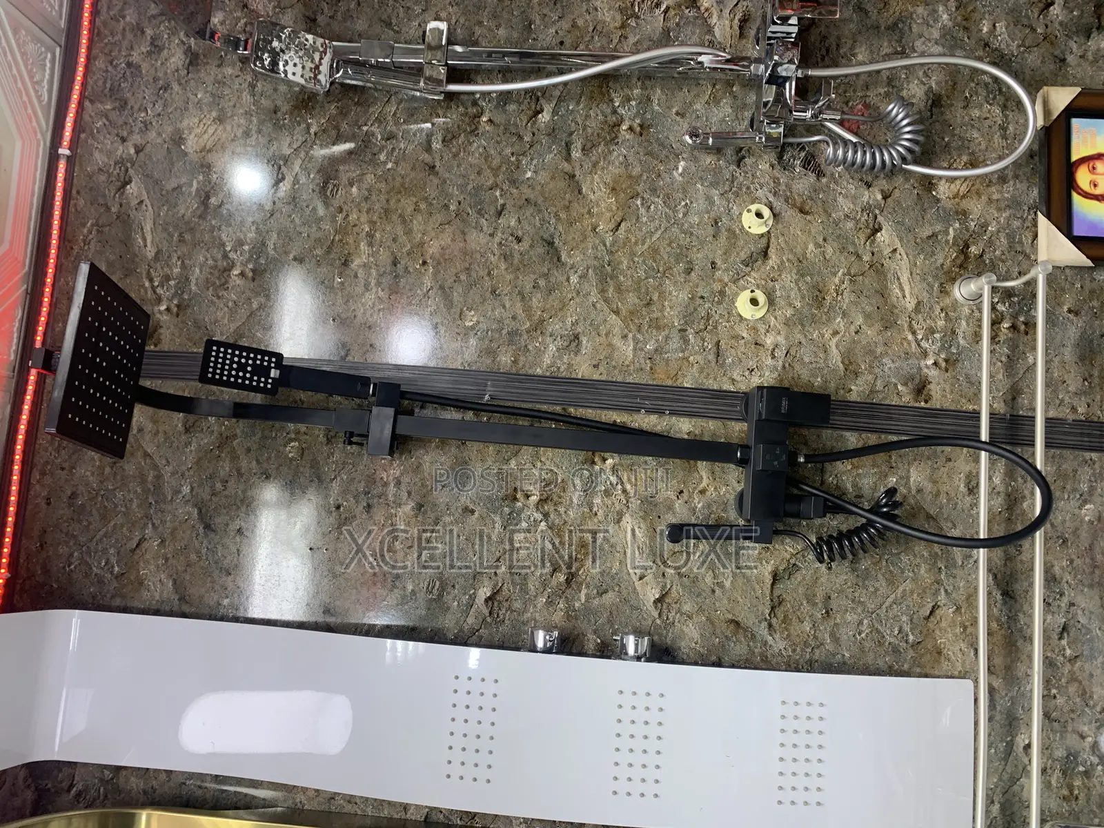 Black Shower Set