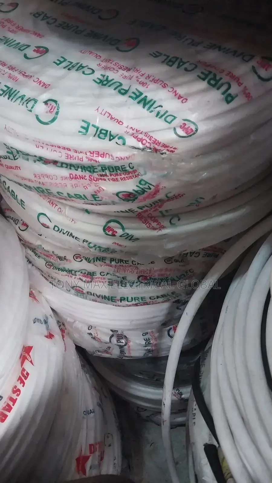 2.5mm 3core Electric Flexible Cable Divine Pure Cooper